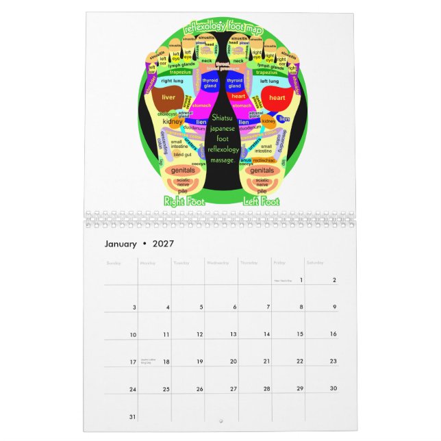 Calendario japonés de la salud (Jan 2027)