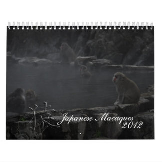 Calendario japonés de los Macaques