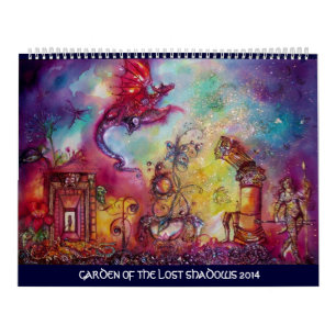 CALENDARIO JARDÍN DE LAS SOMBRAS PERDIDAS -DRAGÓN ROJO VOLADO