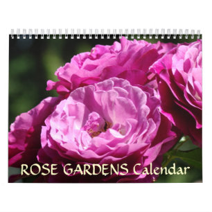 Calendario Jardín de Rosas Rosas Flores Regalos