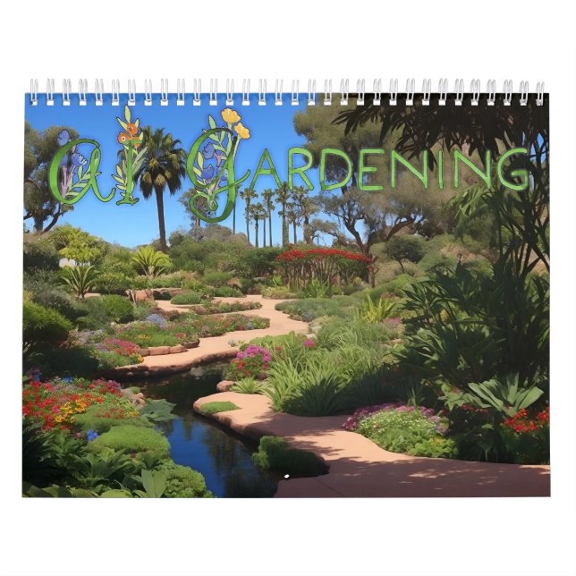 Calendario Jardinería de IA (Tapa)