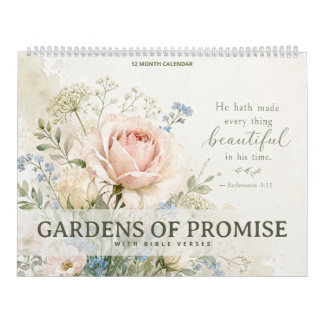 Calendario Jardines de Promesa - Con versículos bí