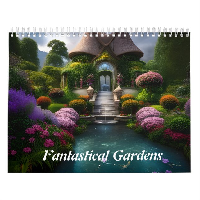 Calendario Jardines fantásticos (Tapa)