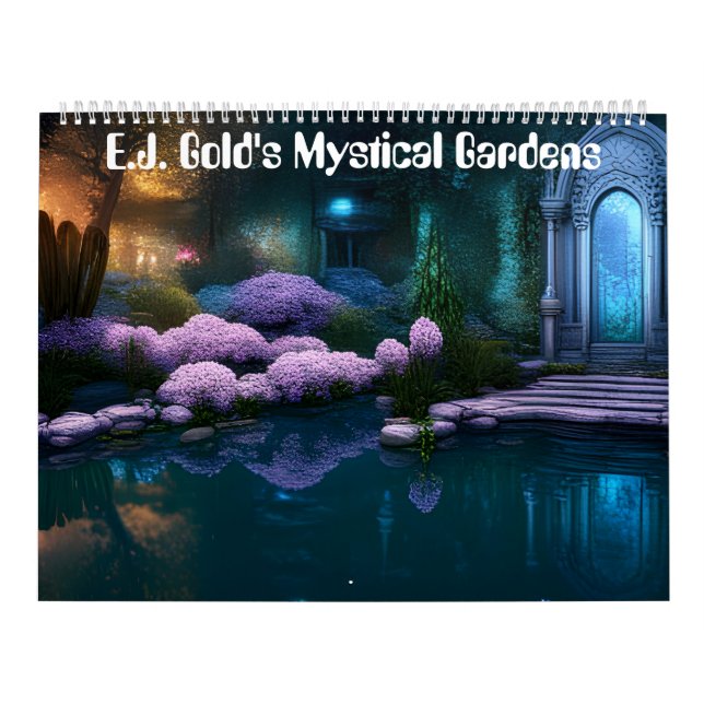 Calendario Jardines místicos de E.J. Gold (Tapa)