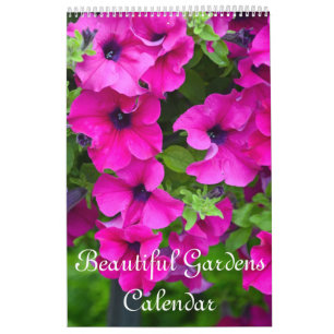 Calendario Jardines y flores hermosos