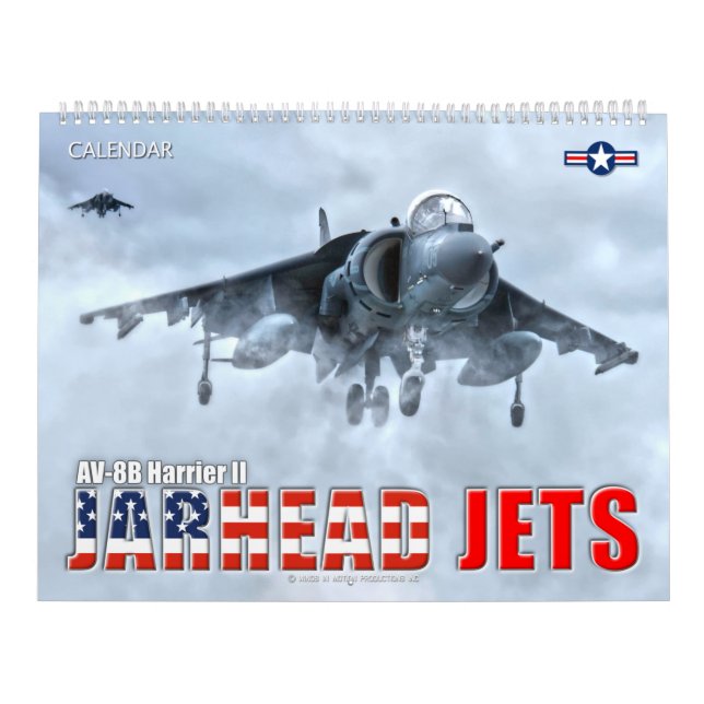 Calendario JARHEAD JETS - AV-8B Harrier II (Tapa)