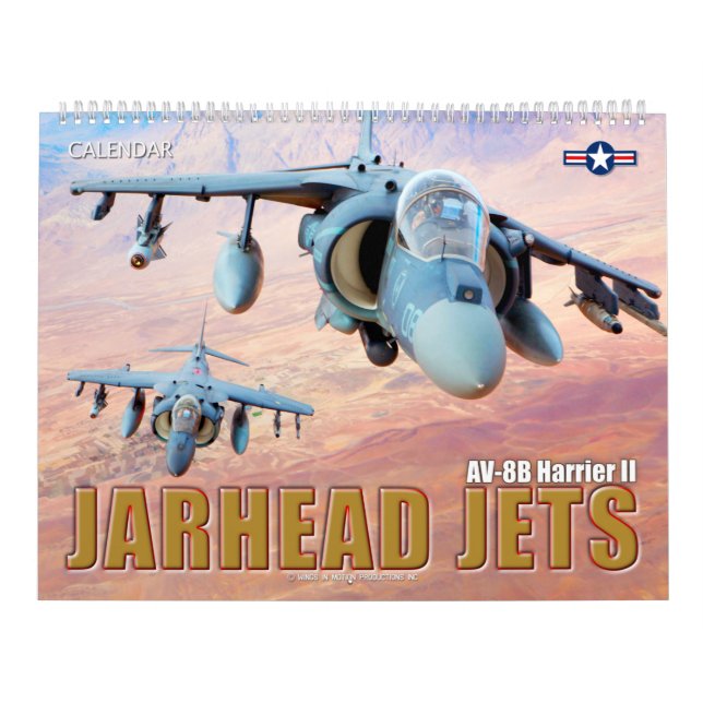 Calendario JARHEAD JETS - AV-8B Harrier II (Tapa)