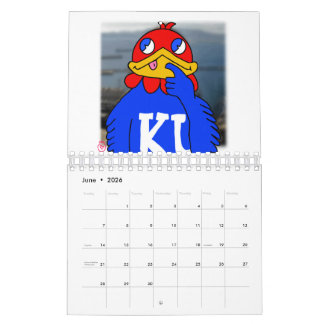 Calendario jayhawk plátano