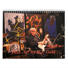 Calendario Jazz Art de E.J. Gold