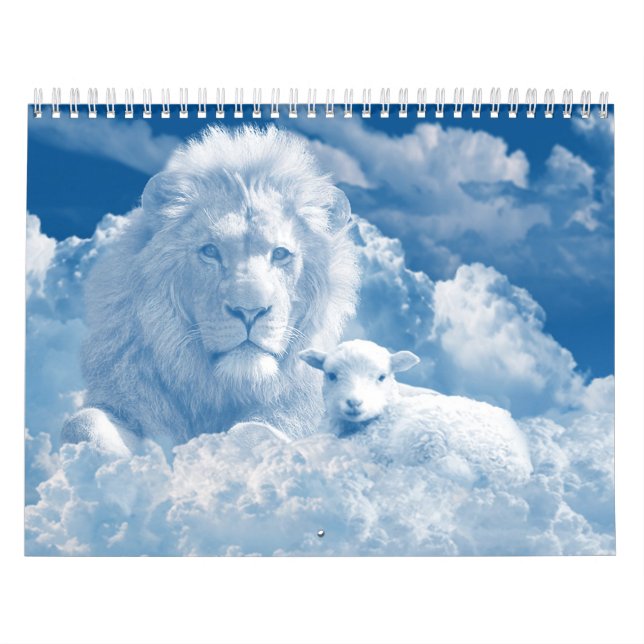 CALENDARIO JESÚS EL LAMB Y JESÚS EL LEÓN (Tapa)