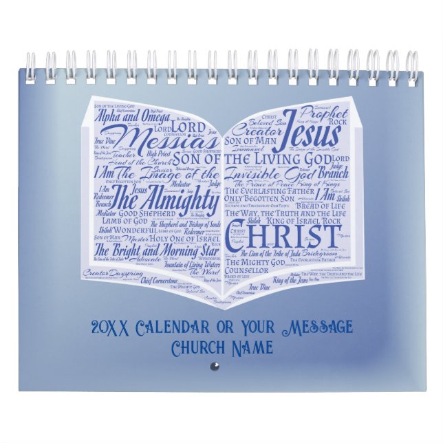 CALENDARIO JESÚS EL NOMBRE POR ENCIMA DE TODOS LOS NOMBRES -  (Tapa)