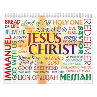 CALENDARIO JESÚS LOS NOMBRES DEL NOMBRE SOBRE TODO