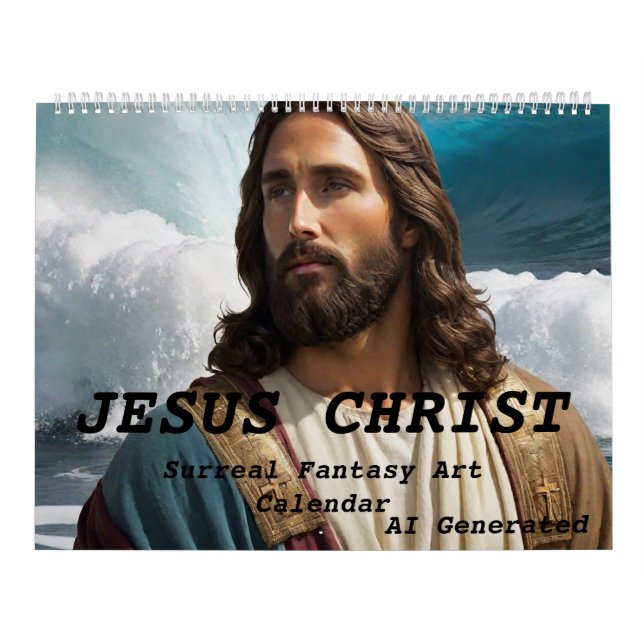 Calendario JESUS Surreal Fantasy Art 2025 (Tapa)