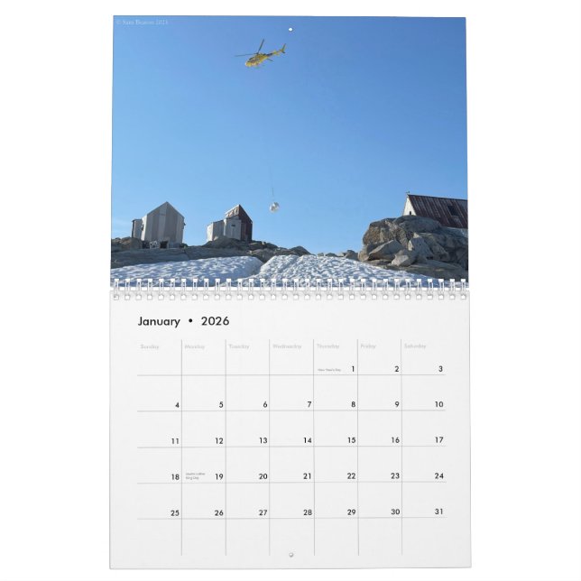 Calendario JIRP 2026 Helicopter Calendar (Jan 2026)