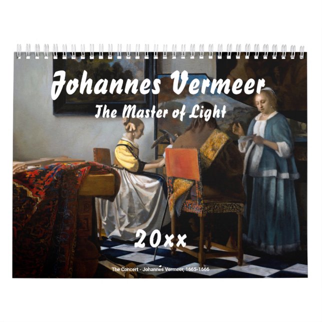 Calendario Johannes Vermeer (Tapa)