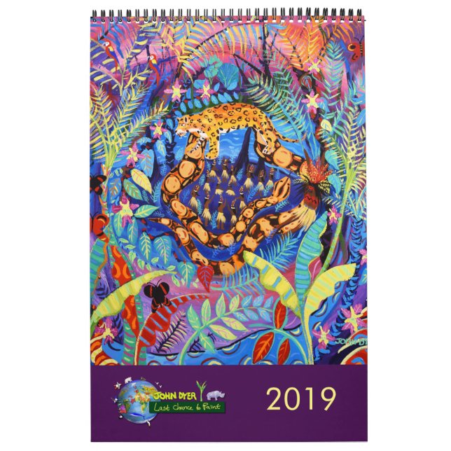 Calendario John Dyer de pinturas medioambientales  (Tapa)