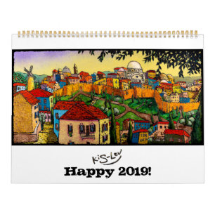 Calendario Jonathan Kis-Lev Art Calendar 2019