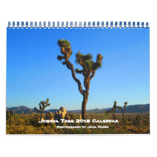 Calendario Joshua Tree 2018 Por Julia Hanna