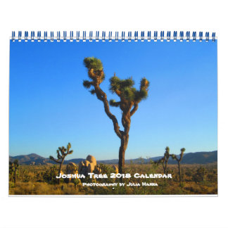 Calendario Joshua Tree 2018 Por Julia Hanna