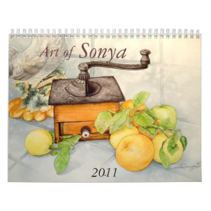 Calendario Jpec de la AMOLADORA de CAFÉ, arte de, Sonya, 2011