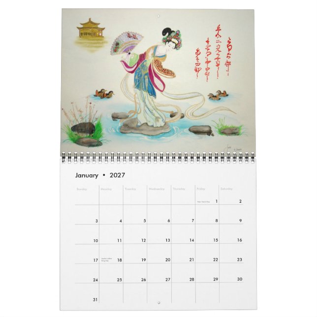 Calendario Judi Smithson calender 2011 (Jan 2027)