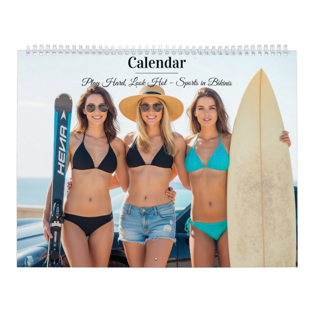 Calendario Juego activado, Bikinis activado - Sexy Sports Bik (Tapa)