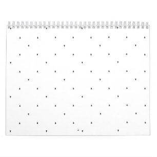 Calendario Juego de carpetas con patrón de triángulo minimali