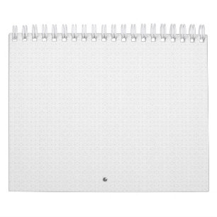 Calendario Juego de carpetas de archivo con monograma blanco