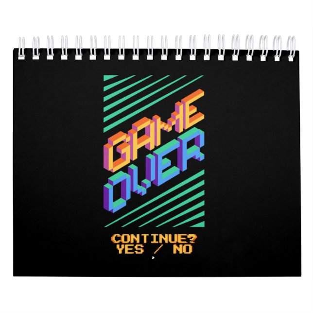 Calendario JUEGO SOBRE Continuar SÍ NO (Tapa)