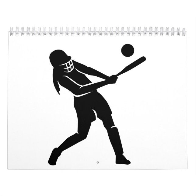 Calendario Jugador de softball (Tapa)