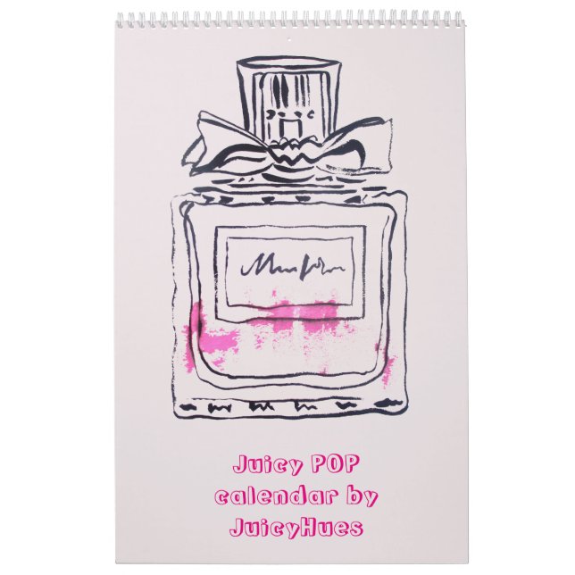 Calendario Juicy POP Pop Art ilustracion acuarela (Tapa)