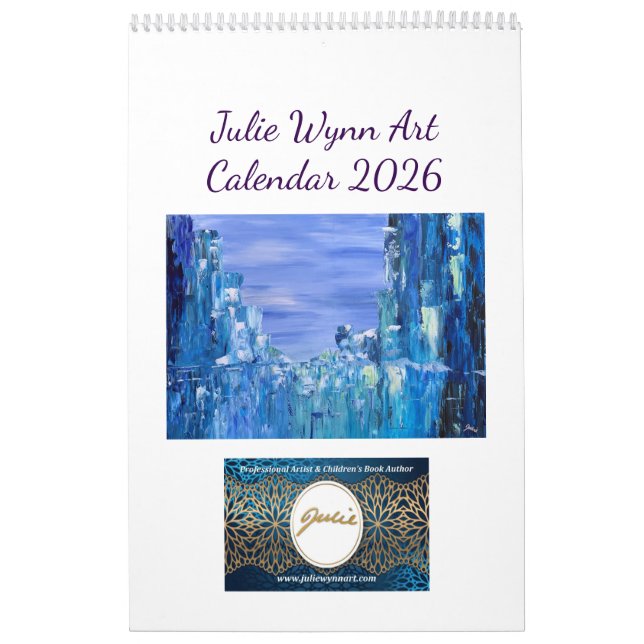 Calendario Julie Wynn New Art Calendar 2026 (Tapa)