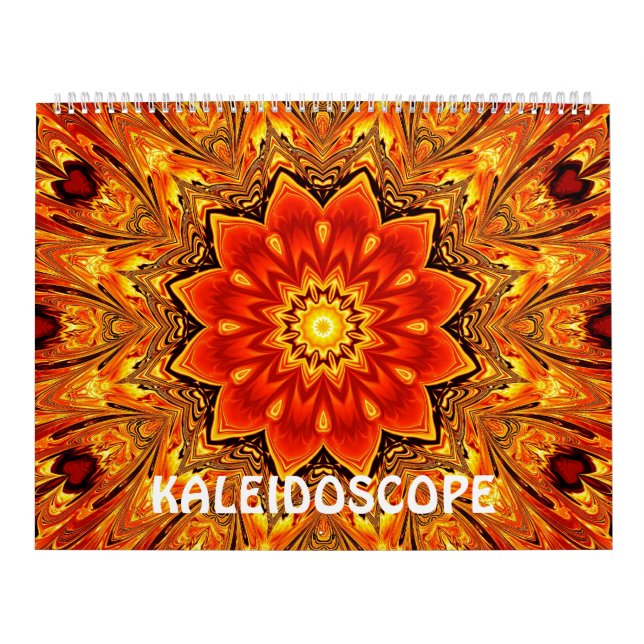 Calendario Kaleidoscope de 12 meses (Tapa)