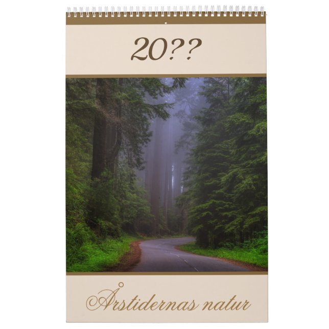 Calendario Kalender — Årstidernas natur (Tapa)