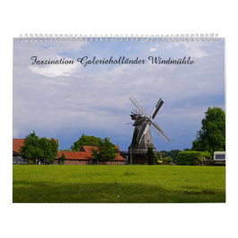 Calendario Kalender Galerieholländer Windmühlen