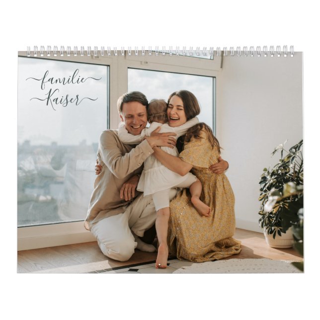 Calendario Kalender mit eigenen Fotos - Selbst Gestalten  (Tapa)