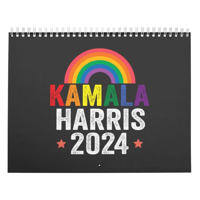 Calendario Kamala Harris 2024 Presidente electoral de Lgbtq (Tapa)