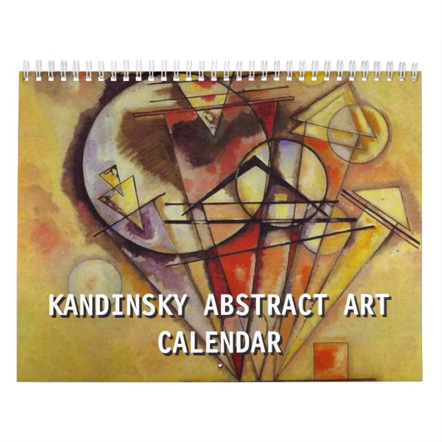 Calendario Kandinsky Abstract Art (Tapa)
