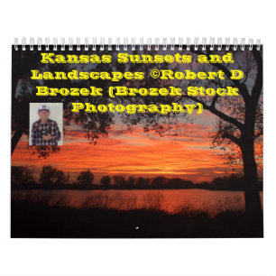 Calendario Kansas Sunsets y Landscape Calendar.