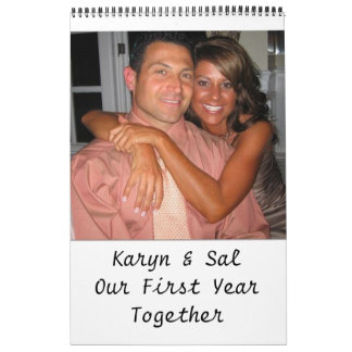 Calendario Karyn y sal nuestro primer año junto