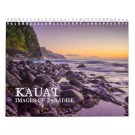 Calendario Kaua‘i, imágenes del paraíso, escena hawaiana