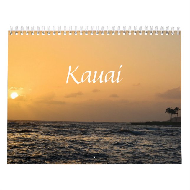 Calendario Kauai Beach (Tapa)