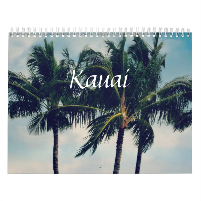 Calendario Kauai Hawaii (Tapa)