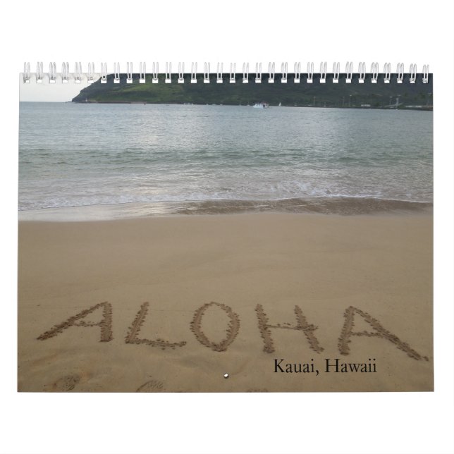 Calendario Kauai Hawaii (Tapa)