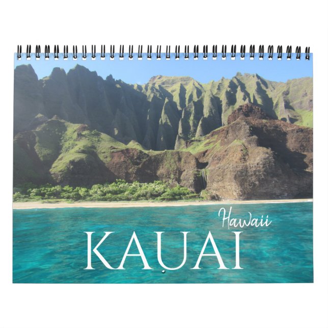 calendario kauai hawaii 2025 (Tapa)