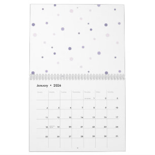 Calendario Kawaii Bat Monthly Calendar - "Daisuki" (I Love Yo