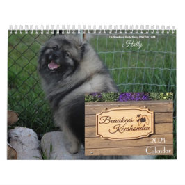 Calendario Keeshond 2021