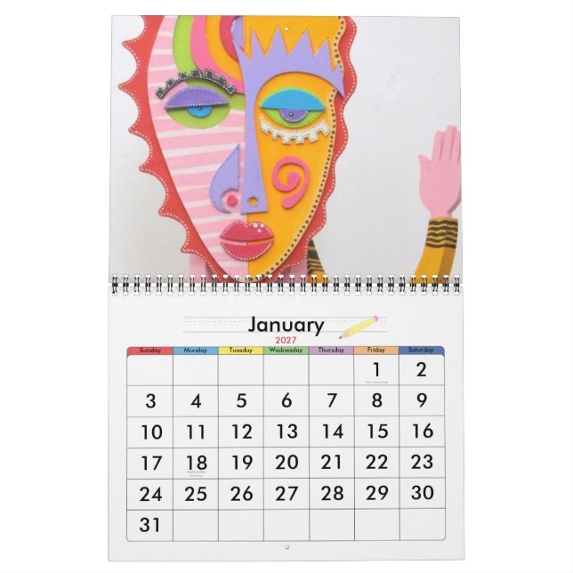 Calendario "KeRicTure" (Jan 2027)