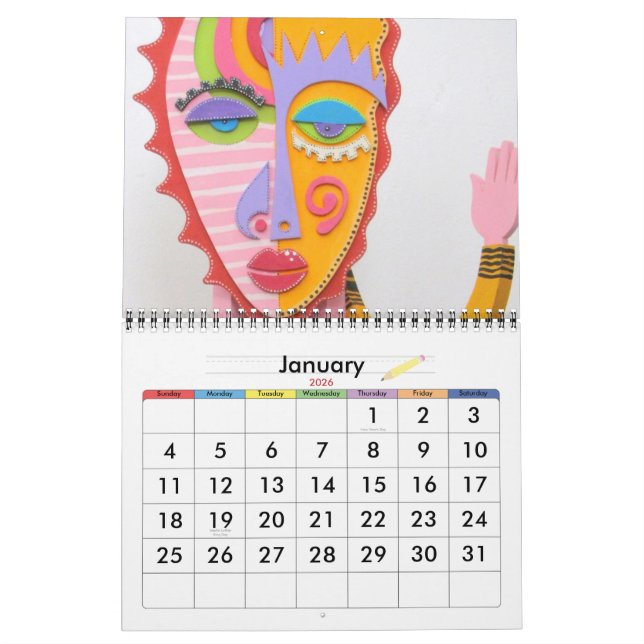 Calendario "KeRicTure" (Jan 2026)