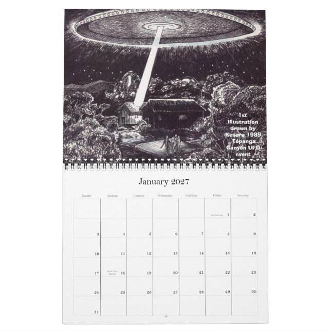 Calendario Kesara (Jan 2027)